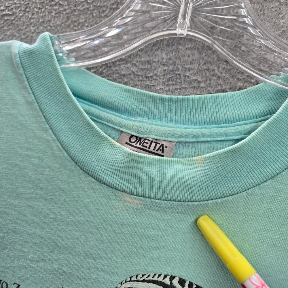 VINTAGE San Diego Zoo Men Shirt XL Single Stitch Wild Animal‎ Park 80s USA READ - Picture 3 of 10